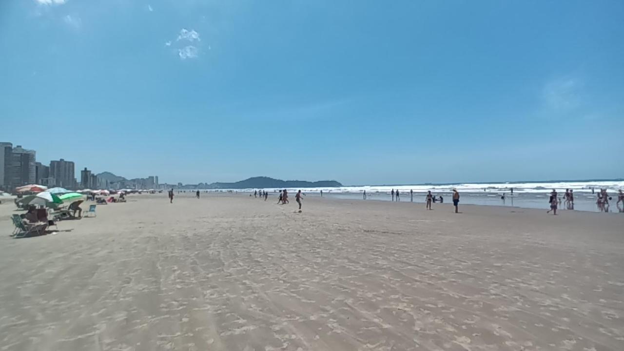 Apto Com Sacada Gourmet Vista Mar Praia Grande (Santos) Exterior foto